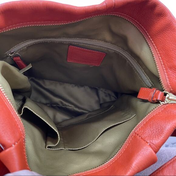 Coach hobo orange Madison Isabelle Leather shoulder - Picture 12 of 16